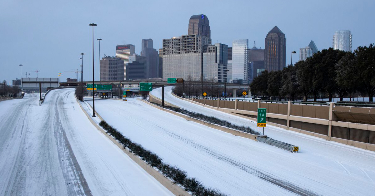 Dallas snowstorms reaction Divisions Maintenance Group